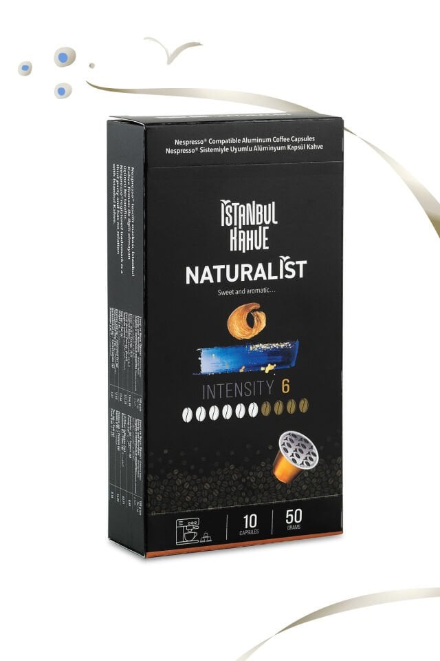 İSTANBUL KAHVE NATÜRALİST KAPSÜL KAHVE(5GR*10 ADET)