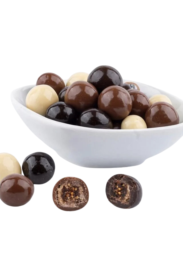 Serra 250 Gram İncir Dolgulu Karışık Draje Çikolata