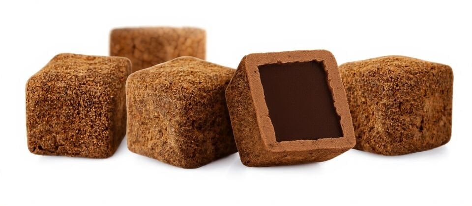 Toz Kahveli Damla Sakızlı 100 Gram Lokum