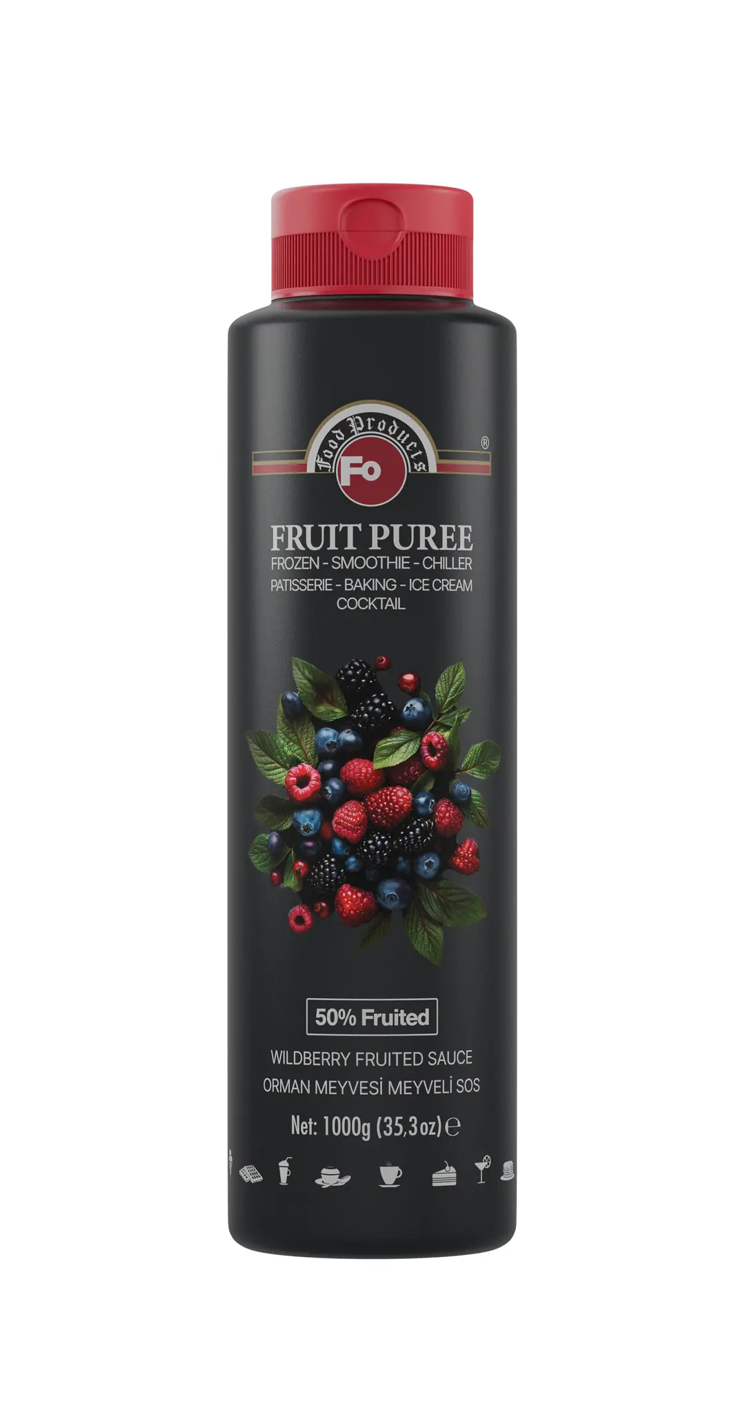 FO Orman Meyveli Sos Frozen Püresi - 1 KG