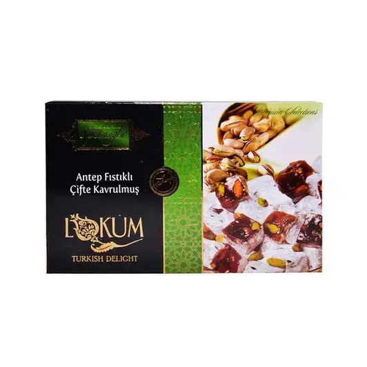 Sepetçioğlu 300 Gram  Antep Fıstıklı Çifte Kavrulmuş Lokum