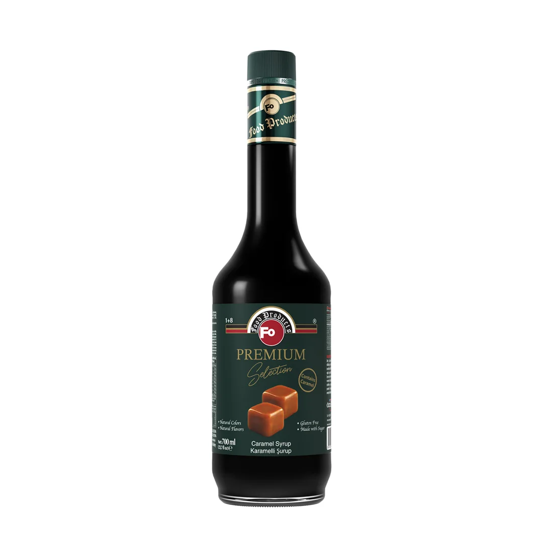 Fo Premium Caramel Şurubu-700 ML