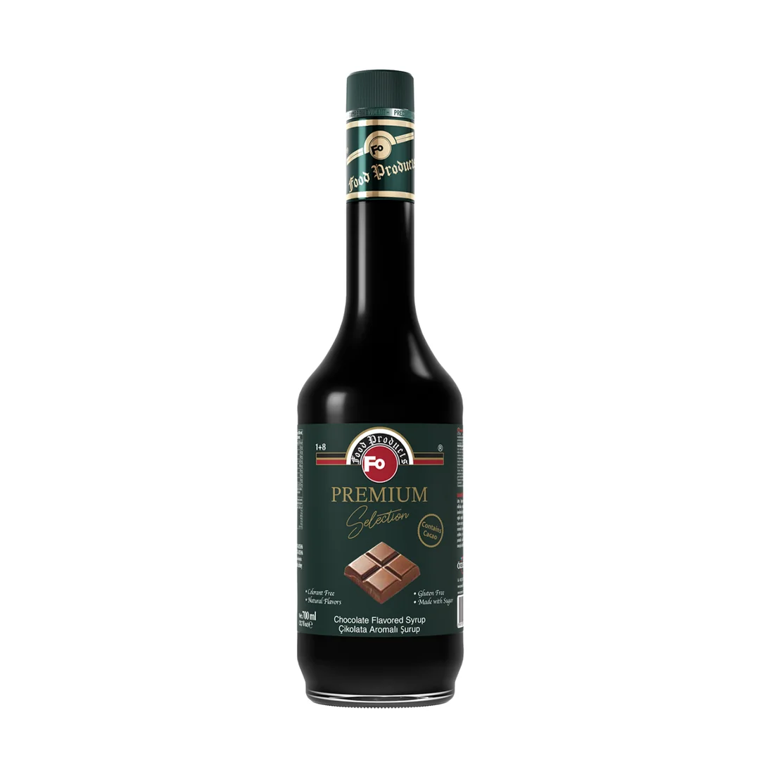 Fo Premium Bitter Çikolata Şurubu-700 ML